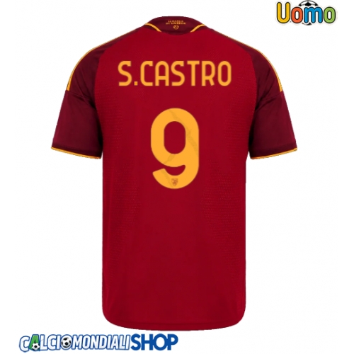 Maglie da calcio AS Roma Santiago Castro #9 Prima Maglia 2026-27 Manica Corta